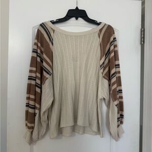 1.4.3. Story by Line Up Cream Knit Top